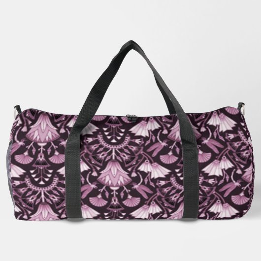 Rood-violet Lotus motief patroon Plunjezak (Achterkant)