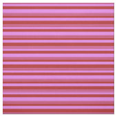 Rood & Violet Patroon van Strepen Stof (Swatch)