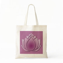 Rood-violette lotus op gebreid