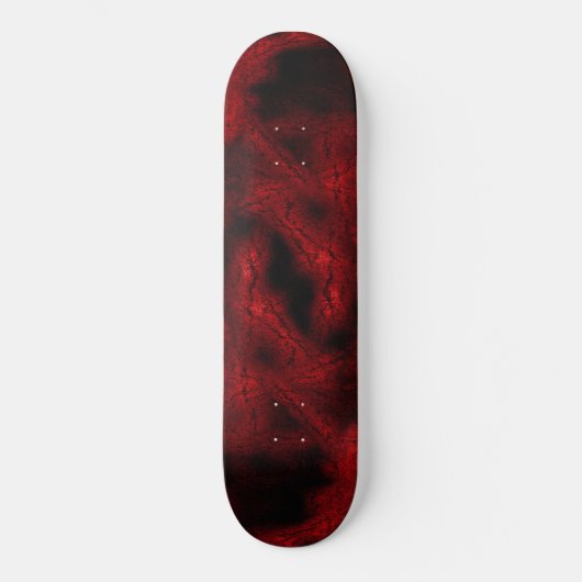 Rood viruspatroon skateboard (Voorkant)