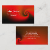 rood visitekaartje (Voorkant / Achterkant)