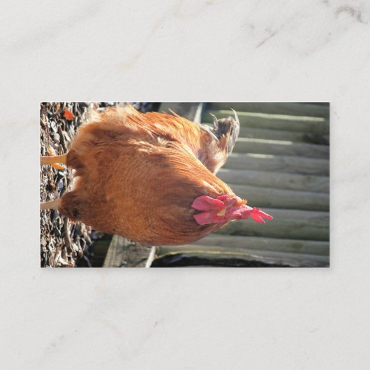 Rood Visitekaartje (Achterkant)