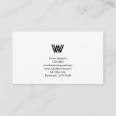 Rood Visitekaartje (Achterkant)