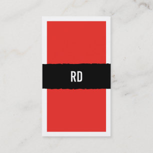 rood visitekaartje