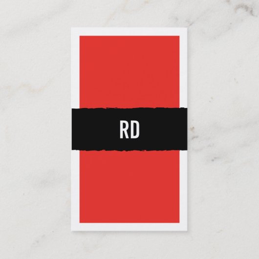 rood visitekaartje (Achterkant)