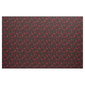 Rood vleermuispatroon stof (Fat Quarter)