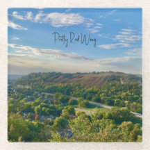  rood vleugelglas Onderzetter