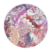 Rood vloeibaar acryl snijplank (Voorkant)