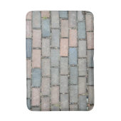 Rood vloerpatroon badmat (Voorkant Verticaal)