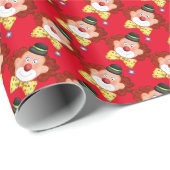 Rood vogeldagkrulpapier cadeaupapier (Rol Hoek)