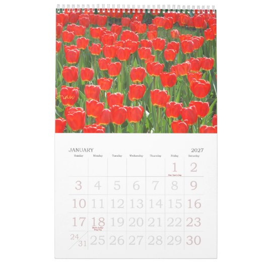 rood voor 2013 kalender (Jan 2027)