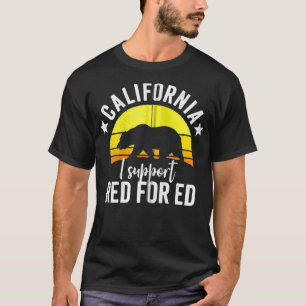 Rood voor Ed California I Support #redfored Zip T-shirt