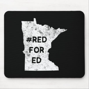 Rood voor Ed Minnesota Leraar Openbaar Onderwijs V Muismat