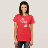 Rood voor Ed Women's T-Shirt (Voorkant volledig)