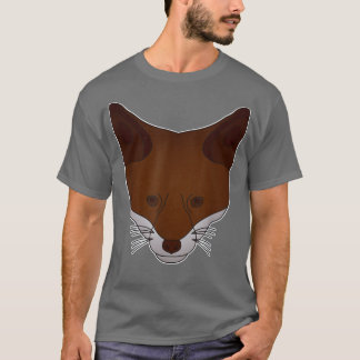 Rood voor het ontwerpen van bosdierlijk wild preda t-shirt