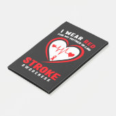 Rood Voor Mijn Schoonmoeder Beroerte Post-it® Notes (Schuin)