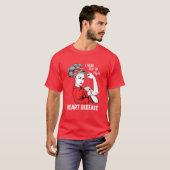 Rood voor Womens - Warmteziekte Bewustmaking Maand T-shirt (Voorkant volledig)