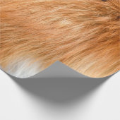 Rood vosthout cadeaupapier (Hoek)