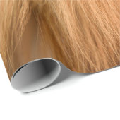 Rood vosthout cadeaupapier (Rol Hoek)