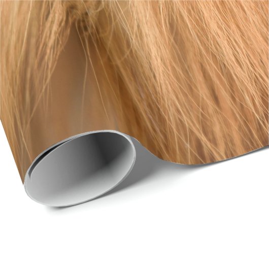 Rood vosthout cadeaupapier (Rol Hoek)