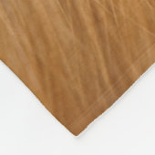 Rood vosthout fleece deken (Hoek)