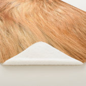 Rood vosthout sherpa deken (3/4)