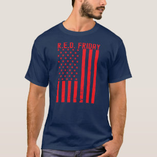 Rood Vrijdag herinner iedereen Geïmplementeerde Gr T-shirt