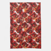 Rood Vuur Patroon Theedoek (Verticaal)