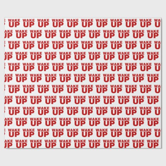 Rood wakker cadeaupapier (Vlak)