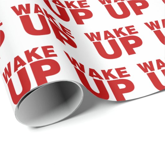 Rood wakker cadeaupapier (Rol Hoek)