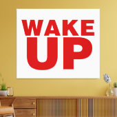 Rood wakker canvas afdruk (Insitu (Woonkamer))
