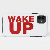 Rood wakker Case-Mate iPhone case (Achterkant (horizontaal))
