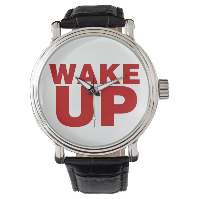 Rood wakker horloge (Voorkant)