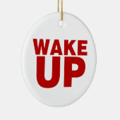 Rood wakker keramisch ornament (Rechts)