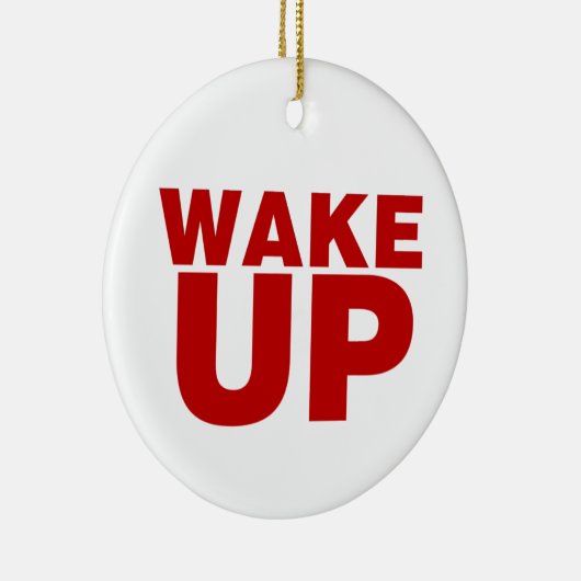 Rood wakker keramisch ornament (Rechts)