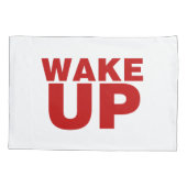 Rood wakker kussensloop (Achterkant)