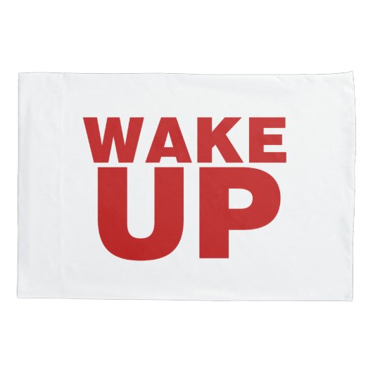 Rood wakker kussensloop (Achterkant)