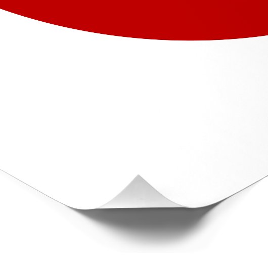 Rood wakker perfect poster (Hoek)