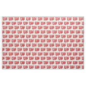 Rood wakker stof (Yard (91,4 cm))