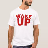 Rood wakker t-shirt (Voorkant)