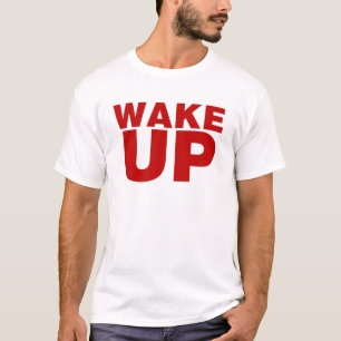 Rood wakker t-shirt