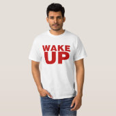 Rood wakker t-shirt (Voorkant volledig)