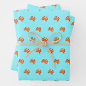 Rood, warm oranje, eenvoudig schoon inpakpapier vel (In situ)