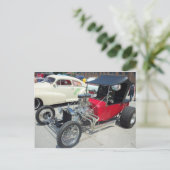 Rood warmweg, 1 briefkaart (Staand voorkant)