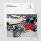 Rood warmweg, 1 briefkaart (Voorkant / Achterkant)