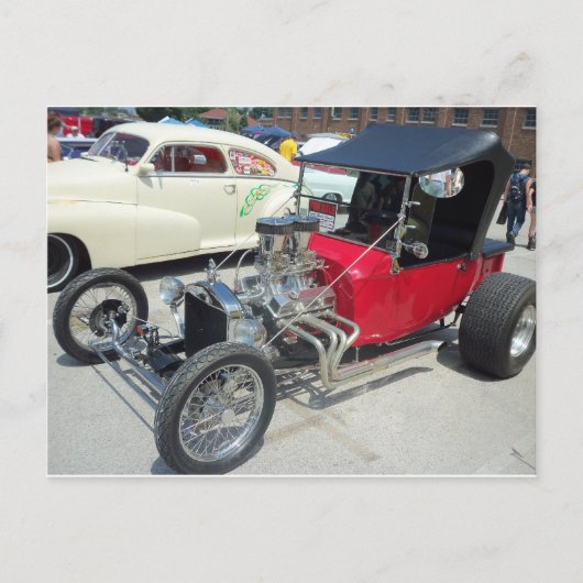 Rood warmweg, 1 briefkaart (Voorkant)