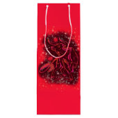 Rood waszak op Sterrennacht Wijn Cadeautas (Achterkant)