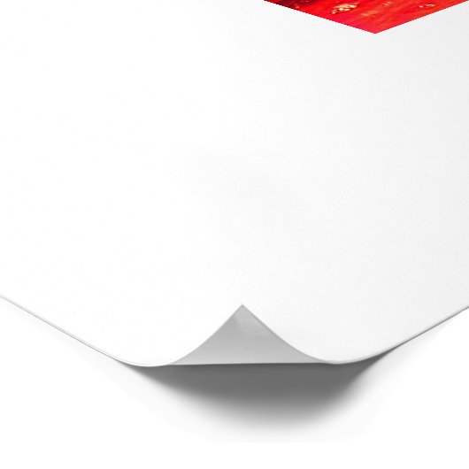 Rood water poster (Hoek)