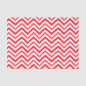 Rood Waterverf Chevron Tissue Paper Tissuepapier (Voorkant)