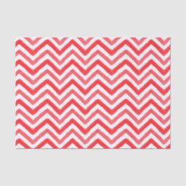 Rood Waterverf Chevron Tissue Paper Tissuepapier